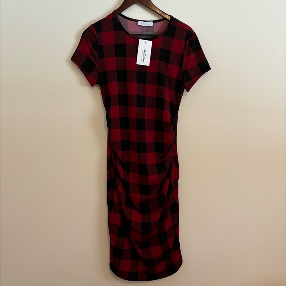 My Bump Dresses & Skirts - Brand New with Tags Red and Black Buffalo Plaid MY BUMP Maternity Dress.